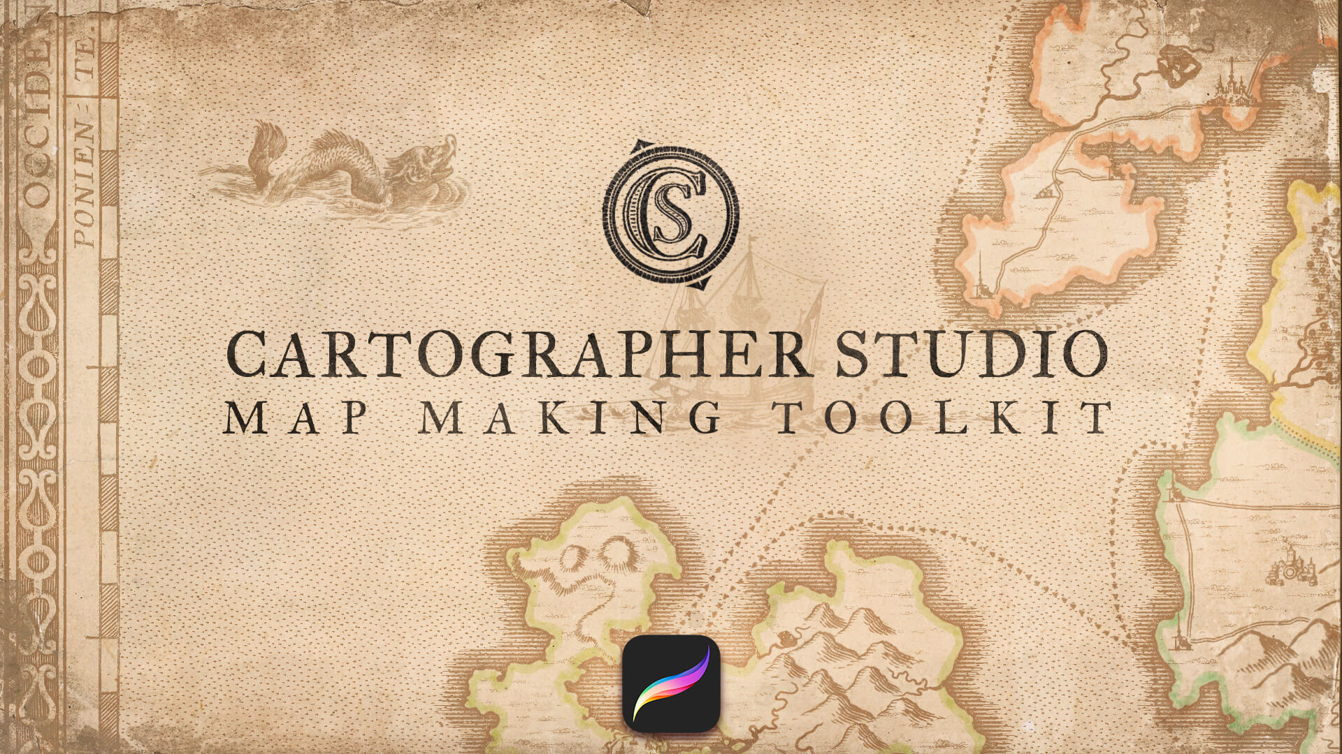 Master Map-Making with the Cartographer Studio Procreate Toolkit